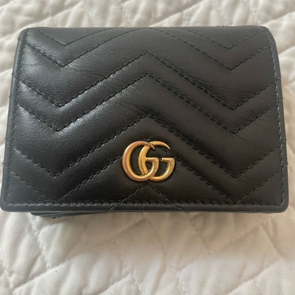 GG MARMONT CARD CASE WALLET GUCCI - Picture 7 of 8